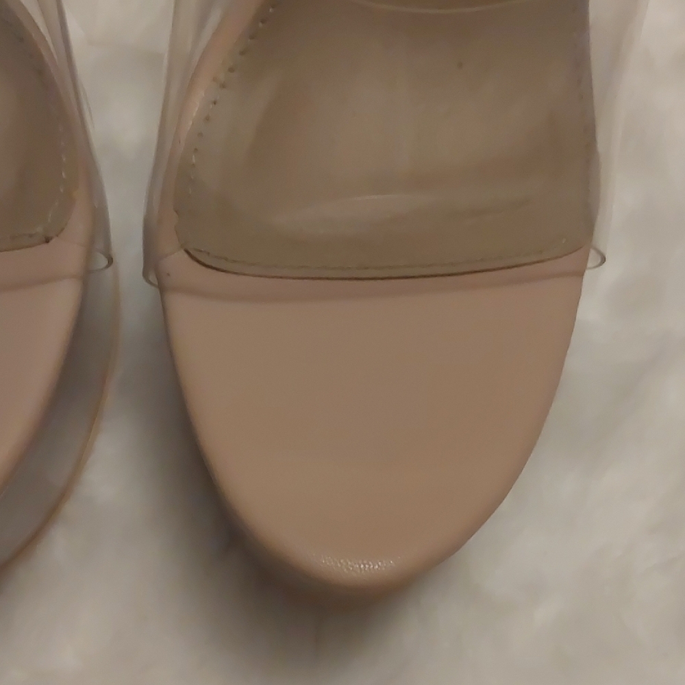Fashion Nova Clear Stiletto Heels - Picture 4 of 15